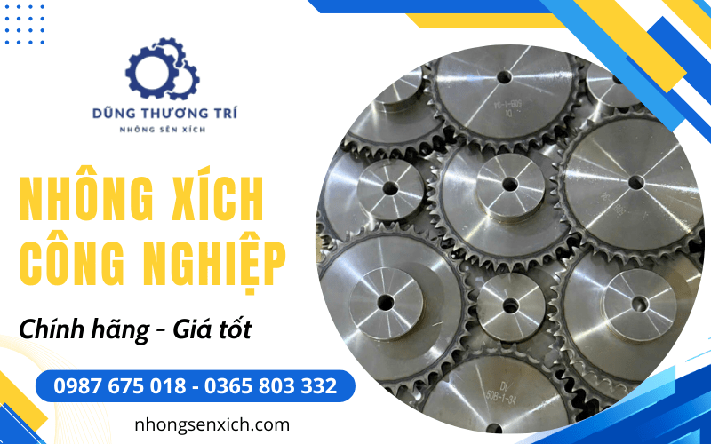 nhông xích công nghiệp chính hãng