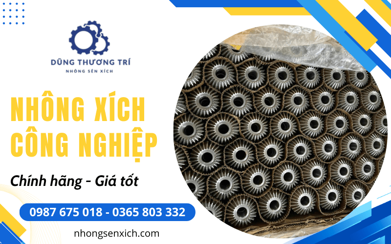 nhông xích công nghiệp chính hãng