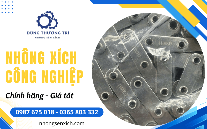 nhông xích công nghiệp chính hãng