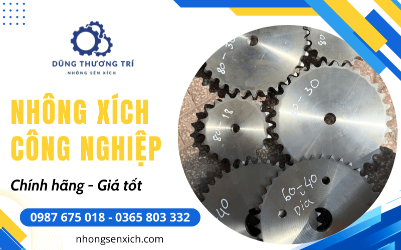 nhông xích công nghiệp chính hãng